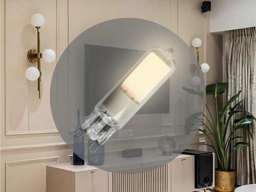 LED izzó 4W, G9 foglalattal, 450 lm, 2800K meleg fehér, COB - ZLS614COB