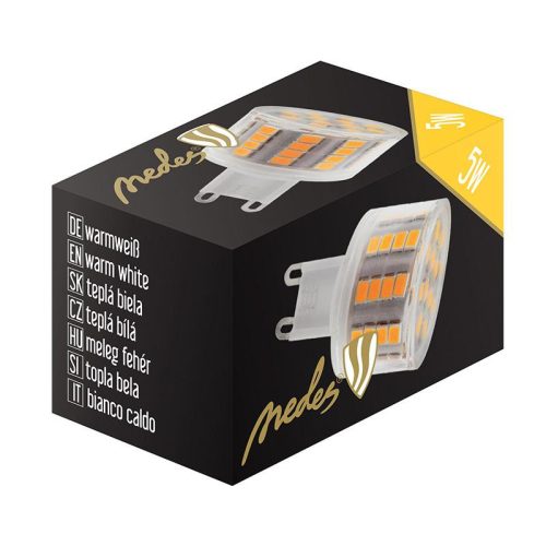 LED izzó G9 5W 480Lm 2800K meleg fehér Ø28x40 mm - ZLS615CW