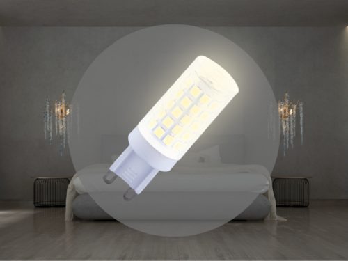 LED izzó 4,6W, G9 foglalat, 2800K meleg fehér, 630 lm - ZLS615