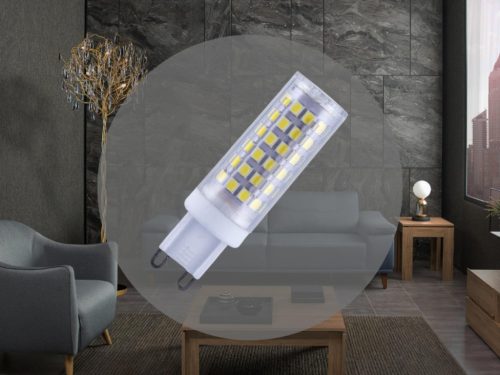 LED izzó G9 7W 700Lm 2800K meleg fehér Ø18x64 mm - ZLS616C