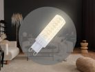 LED izzó 6W G9 foglalattal, 650lm, meleg fehér (2800K) - ZLS616CD