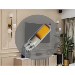  LED izzó 4W, G9 foglalat, 450 lm, 4000K semleges fehér, COB - ZLS624COB