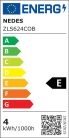 LED izzó 4W, G9 foglalat, 450 lm, 4000K semleges fehér, COB - ZLS624COB