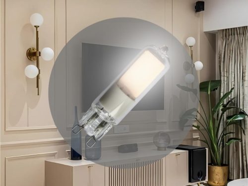 LED izzó 4W, G9 foglalat, 450 lm, 4000K semleges fehér, COB - ZLS624COB