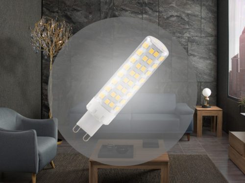 LED izzó 7,6W G9 1100lm 4000K semleges fehér kerámia - ZLS628