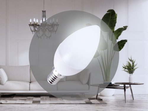 LED izzó 5W E14 440lm 6500K hideg fehér ZLS702