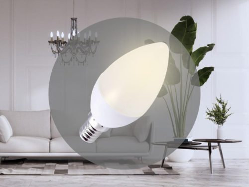 LED izzó 5W E14 430lm 3000K meleg fehér ZLS712