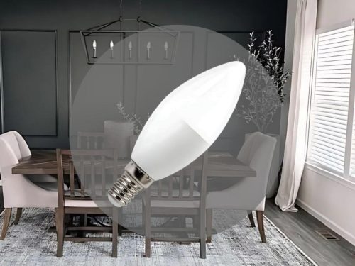 LED izzó 8W E14 meleg fehér 3000K Ø38x107mm - ZLS714