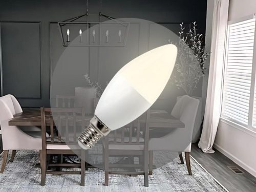 LED izzó 8W E14 meleg fehér 3000K Ø38x107mm - ZLS714