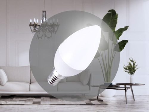 LED izzó 5W E14 430lm 4000K természetes fehér ZLS722