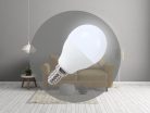 LED izzó 8W E14 hideg fehér 6500K 720lm - ZLS804