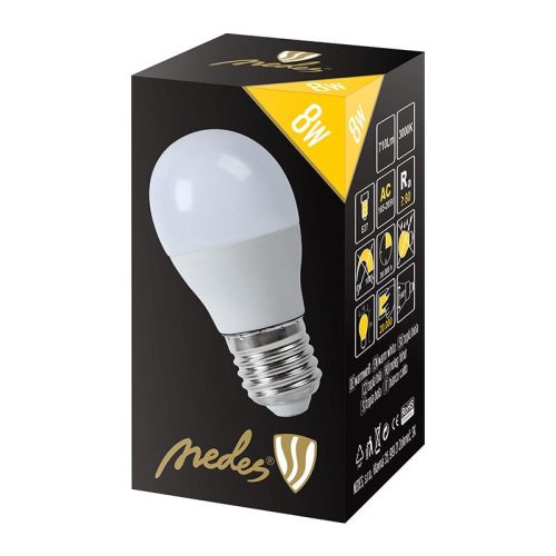 LED izzó 8W E27 meleg fehér 3000K 710lm - ZLS819