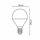 LED izzó 8W E14 természetes fehér 4000K 720lm - ZLS824