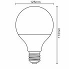 LED izzó 20W 3000K E27 meleg fehér Ø125x173mm ZLS914