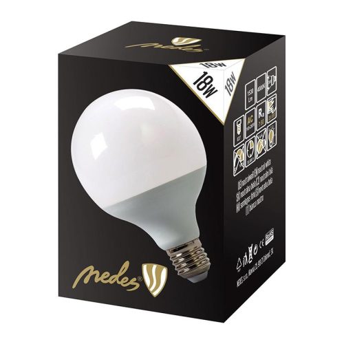 LED izzó 18W E27 természetes fehér 4000K Ø95x140mm - ZLS922