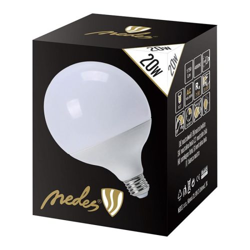 LED izzó 20W 4000K E27 természetes fehér Ø125x173mm ZLS924