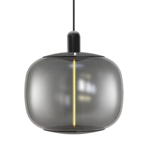 LED filament izzó 4W E27 T220 Smoke SLIM, 1800K, 100 lm - ZSF103