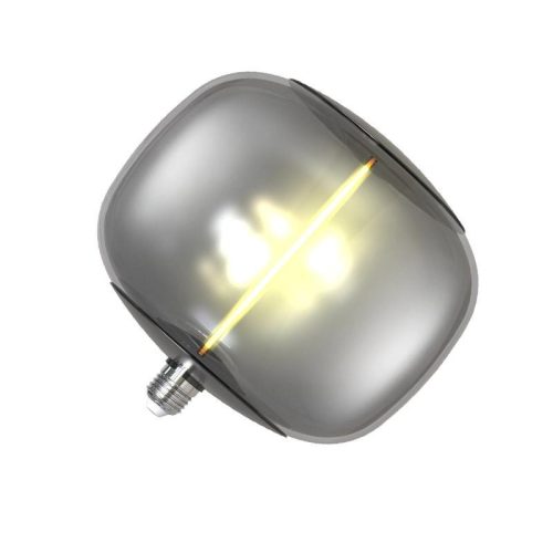 LED filament izzó 4W E27 T220 Smoke SLIM, 1800K, 100 lm - ZSF103