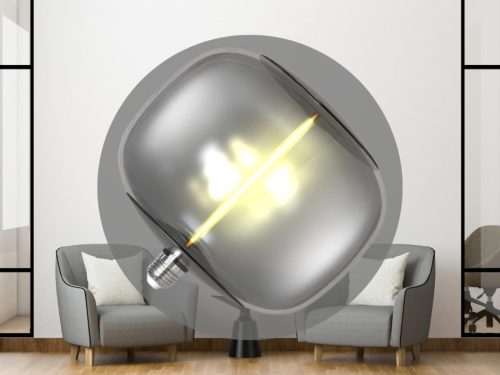 LED filament izzó 4W E27 T220 Smoke SLIM, 1800K, 100 lm - ZSF103