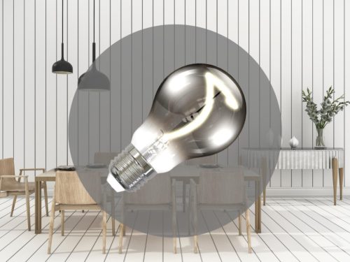 LED filament izzó 4W E27 Smoke, 1800K, 100 lm - ZSF104