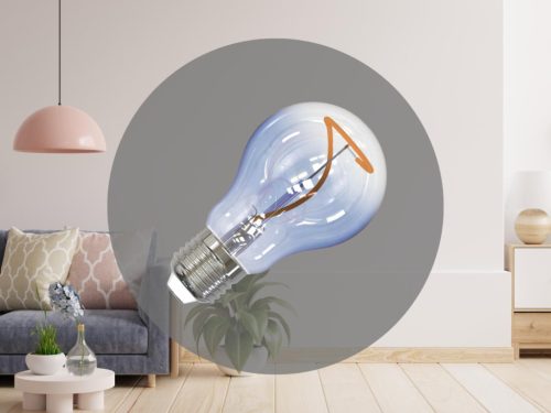 LED izzó filament 4W 100lm E27 1800K extra meleg kék üveg - ZSF105