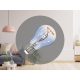 LED izzó filament 4W 100lm E27 1800K extra meleg kék üveg - ZSF105