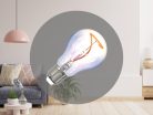 LED izzó filament 4W 100lm E27 1800K extra meleg kék üveg - ZSF105