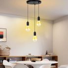 LED izzó filament 4W 100lm E27 1800K extra meleg sárga üveg - ZSF106