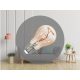 LED izzó filament 4W 100lm E27 1800K extra meleg barna üveg - ZSF107