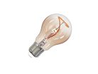 LED izzó filament 4W 100lm E27 1800K extra meleg barna üveg - ZSF107