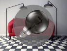LED izzó filament 4W 100lm E27 1800K extra meleg füstszínű üveg - ZSF108