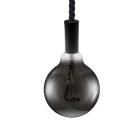LED izzó filament 4W 100lm E27 1800K extra meleg füstszínű üveg - ZSF108