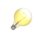 LED izzó filament 4W 100lm E27 1800K extra meleg sárga üveg - ZSF109
