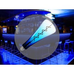   LED izzó filament 5W 150lm E27 1800K extra meleg kék üveg - ZSF110