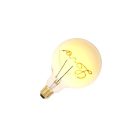 LED filament izzó vintage "Love" 2W E27 120lm 2000K meleg fehér Ø125x172mm - ZSF112