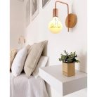 LED filament izzó vintage "Love" 2W E27 120lm 2000K meleg fehér Ø125x172mm - ZSF112