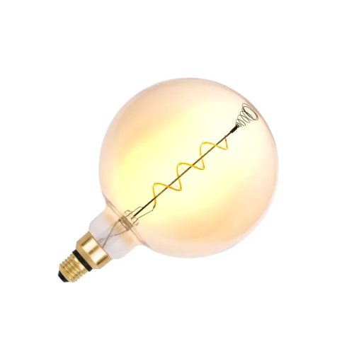 LED filament izzó spirál vintage 4W E27 250lm 2000K meleg fehér Ø200x300mm - ZSF115