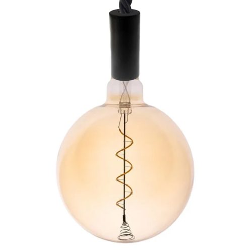 LED filament izzó spirál vintage 4W E27 250lm 2000K meleg fehér Ø200x300mm - ZSF115