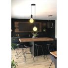 LED filament izzó spirál vintage 4W E27 250lm 2000K meleg fehér Ø200x300mm - ZSF115