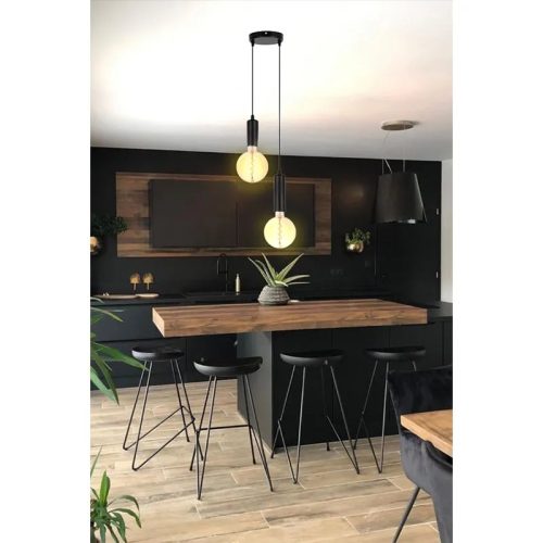 LED filament izzó spirál vintage 4W E27 250lm 2000K meleg fehér Ø200x300mm - ZSF115
