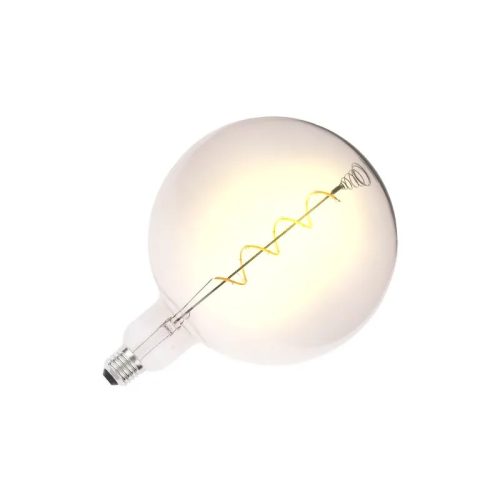 LED filament izzó spirál füstszínű 4W E27 150lm 2000K meleg fehér Ø200x300mm - ZSF116