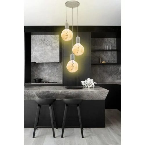 LED filament izzó vintage füstszínű 4W E27 250lm 2000K meleg fehér Ø125x172mm - ZSF117