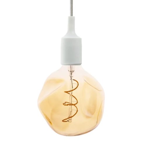 LED filament izzó vintage füstszínű 4W E27 250lm 2000K meleg fehér Ø125x172mm - ZSF117