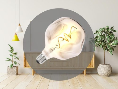 LED filament izzó füstszínű 4W E27 150lm 2000K meleg fehér Ø125x172mm - ZSF118