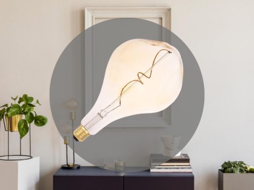 LED filament izzó vintage 4W E27 250lm 2000K meleg fehér Ø160x280mm - ZSF119