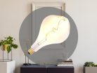 LED filament izzó vintage 4W E27 250lm 2000K meleg fehér Ø160x280mm - ZSF119