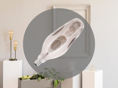 LED filament izzó kupola 4W E27 2000K extra meleg fehér Ø110x307mm - ZSF122