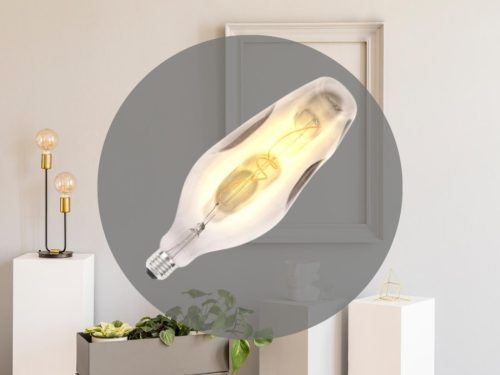 LED filament izzó kupola 4W E27 2000K extra meleg fehér Ø110x307mm - ZSF122