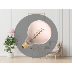   LED filament izzó spirál 4W E27 2000K extra meleg fehér Ø125x172mm - ZSF123