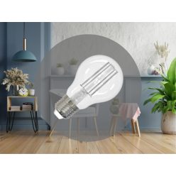   LED filament izzó 7,5W E27 840lm 3000K meleg fehér Ø60x105 - ZWF101